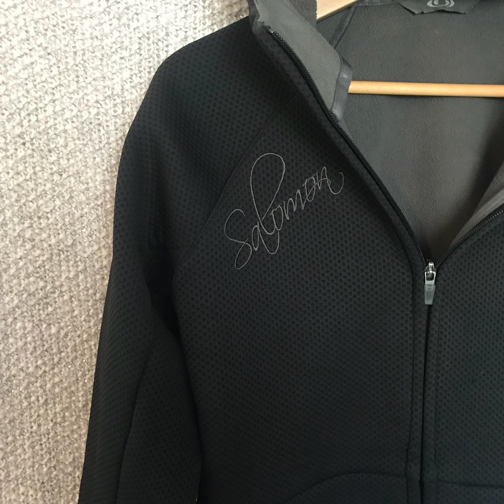 Salomon black winter jacket
